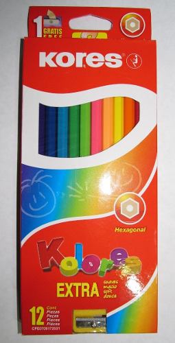 Colores Marca Kores 12unidades