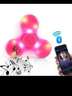 Fidget Spinner Led Bluetooth Speaker Llamadas Musica Recarga