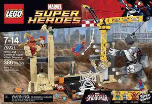 Lego Super Héroes  Spiderman: Rhino Y Sandman 386 Pzs