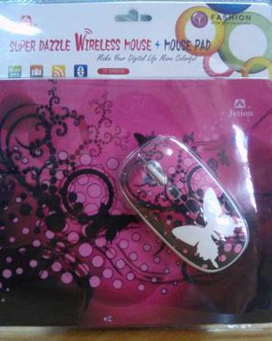 Mouse Wireless + Mouse Pad Jetion Jt-nms028