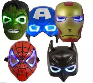 Máscaras Con Luz Led Los Vengadores, Avengers Y