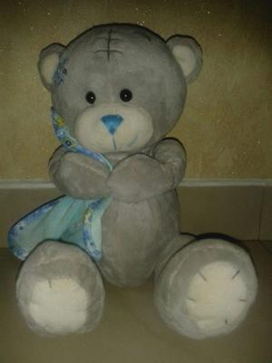 Oso De Peluche Color Gris 24 Cm Super Suave