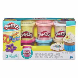 Play Doh Hasbro Confetti 6 Latas Y 2 Accesorios