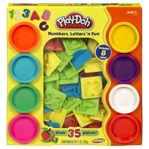 Play Doh Numeros Y Letras Original Hasbro