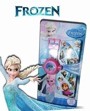 Reloj Digital Proyector De Frozen Y Peppa Pig