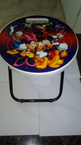 Silla O Banco Para Bebes Modelo Casa De Mickey Mouse