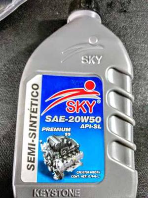 Aceite Semi Sintetico 20w50 Sky