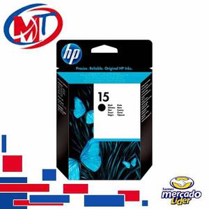 Cartucho De Tinta Negra Marca Hp 15