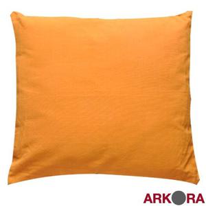 Cojín Decorativo Relleno Arkora Unicolor Naranja 45x45cm