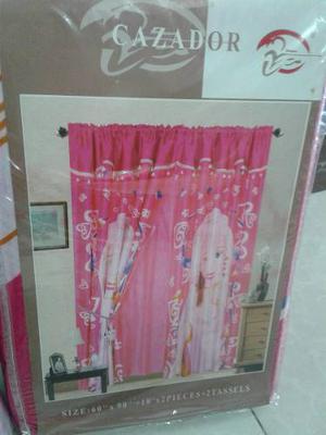 Cortinas Infantiles Cars, Spiderman, Barbie