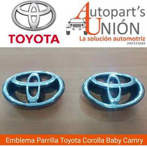Emblema De Parrilla Toyota Corolla Baby Camry