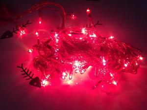 Luces De Navidad (arrocito Rojas) 100 Bombillos