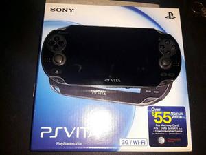 Ps Vita Wifi/3g + Memoria 8g + Base De Carga + Todo Con Caja