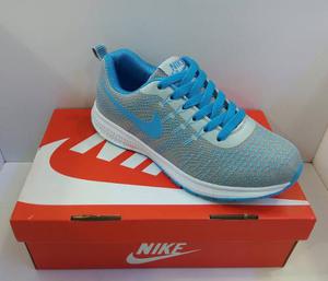 Zpt Deportivos Nike Air Max Zoom. Tallas . Azul/gris