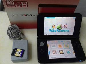 Consola 3ds Xl Con Cargador Y Memoria De 4g