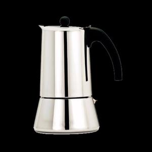 Cafetera De Acero Inoxidable Guttlem Original 4 Y 6 Tazas