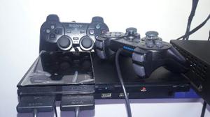 Combo De Play Stacion 2 Sony + Control +guitarra Para Jugar