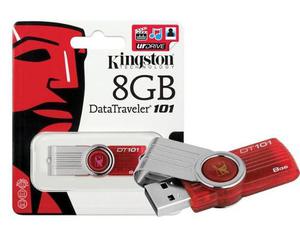 Pendrive Kingston 8gb Data Traveler Rojo
