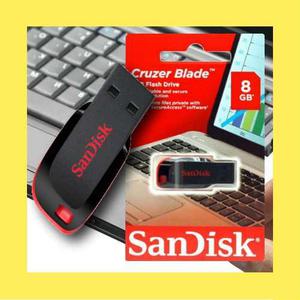 Pendrive Usb Drive 8 Gb Sandisk Cruzer Blade *nuevo*