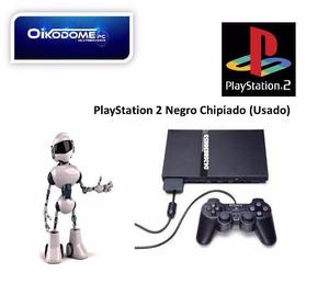 Playstation 2 Negro Chipiado (usado)