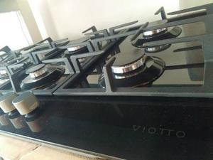 Tope De Cocina 60cm Viotto Vitrocerámica A Gas 4 Hornillas