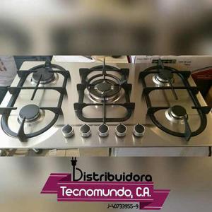 Tope De Cocina 90 A Gas En Acero Gplus