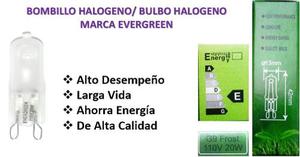 Bombillo Halogeno / Bulbo Halogeno Gv 20w Alta Calidad