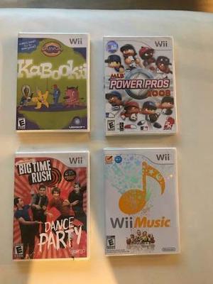 Juegos Originales Wii Sellados Sin Abrir