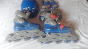 Patines En Linea Para Niños. Ajustables (talla 1 Al 4)