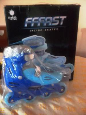 Patines Lineales Azul