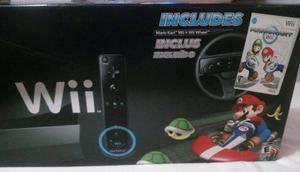 Wii Black Edition + Mario Kart