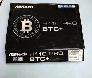 Asrock H110 Pro Btc + Minería Atx Motherboard Para Intel