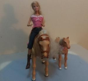 Barbie Con Caballo Y Pony