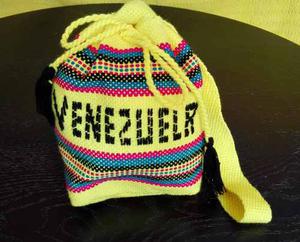 Bolso Guajiro Tejido Venezuela Artesanía Indígena Wayuu