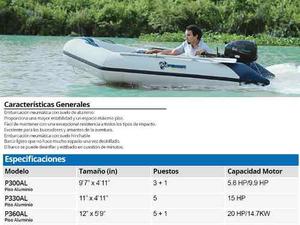 Bote Inflable Deluxe M360al Solpower Nuevos