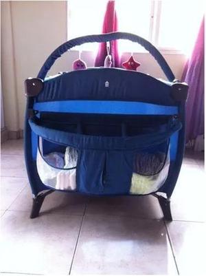 Corral Cuna Para Bebes Color Azul (usado)