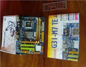 G31-m7 Te+hdd 320gb+microprocesador+ram 2gb+rejilla Trasera.