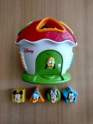 Juguete Para Bebes Casa Disney Con Figuras Geometricas