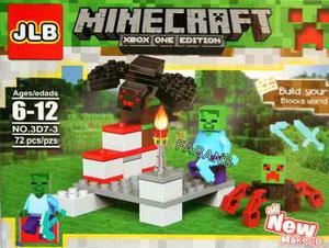 Lego Minecraft 2 Muñecos Steve Zombie Creeper Juguete Niño