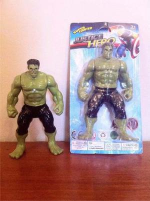 Muñeco Hulk Con Luz Sonido 16 Cm Figura Blister