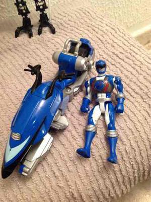 Power. Rangers Original Con Moto Azul También Tengo El Rojo