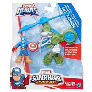 Super Heroes Marvel Capitan America Hulk Spiderman