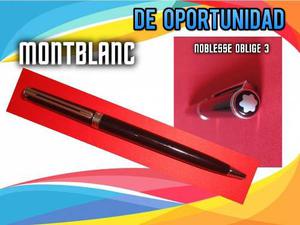 Boligrafo Montblanc Noblesse Oblige 3 Original