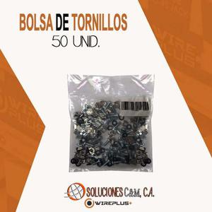 Bolsa De 50 Tornillos Para Rack Wireplus+