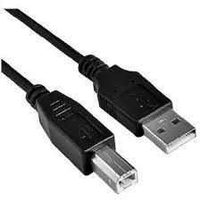 Cable Usb Para Impresoras 1.8mts Gris Y Negro