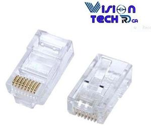 Conector Rj45 Cat 5e Paquete De 100 Unidades Rj 45