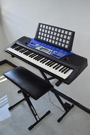 Teclado Yamaha Psr 202 + Stand + Banqueta Como Nuevo