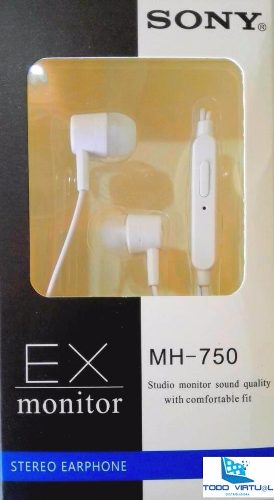 Audifonos Sony Ex Mh-750 Auriculares Estéreo