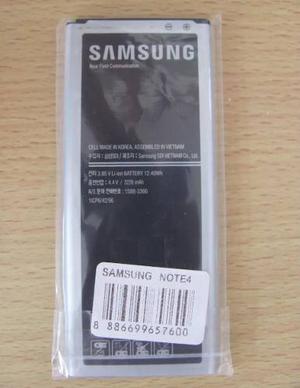 Baterias Samsung Galaxy Note 4 Modelo Bn910bbk De  Mah