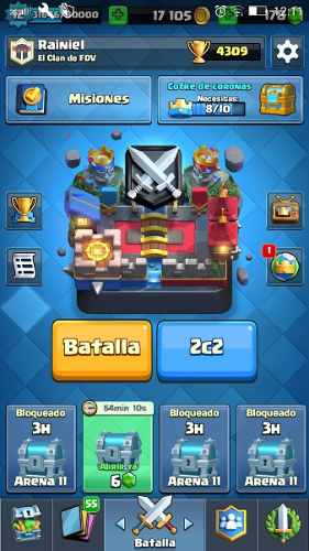 Cuenta Clash Royale Lvl 12